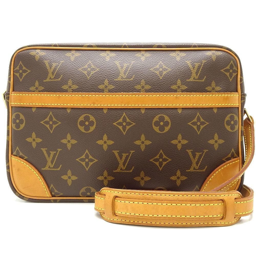 Louis Vuitton Monogram Shoulder Bag Brown